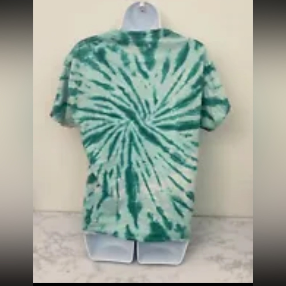 Miami Beach Short Sleeve T Shirt Women’s M Green Tie Dye Camo Pullover T… - Picture 3 of 4